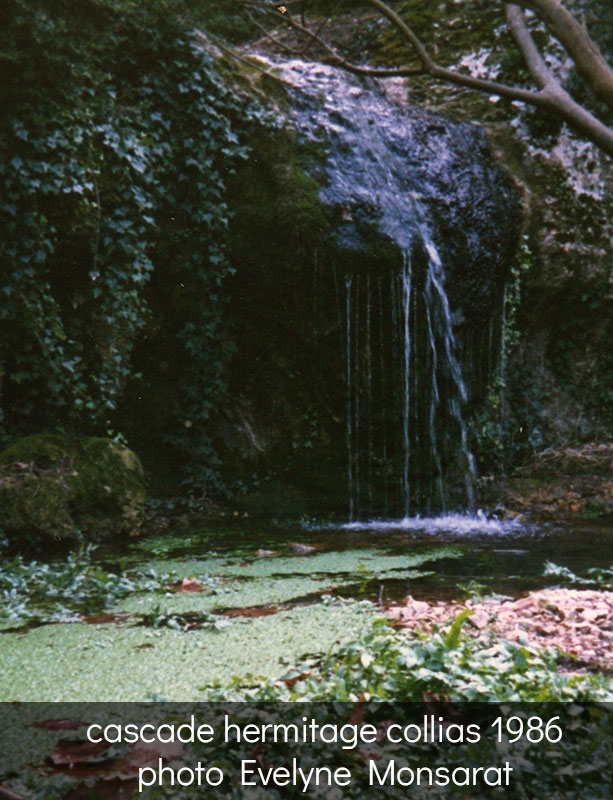 cascade hermitage collias 1986 photo Evelyne Monsarat 
