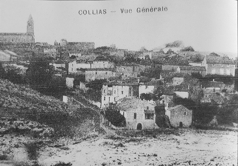 Vue générale Collias environ 1935